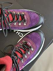 Chanel Sneakers G45204 Dark Purple & Burgundy - 4