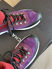 Chanel Sneakers G45204 Dark Purple & Burgundy - 3
