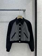 Balmain Buttoned Cropped Knitted Cardigan - 1
