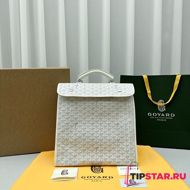 Goyard Saint Léger Backpack White Size 37 x 15 x 34 cm - 1