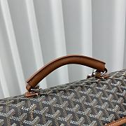 Goyard Saint Léger Backpack Black&Tan Size 37 x 15 x 34 cm - 4