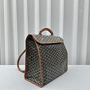 Goyard Saint Léger Backpack Black&Tan Size 37 x 15 x 34 cm - 5