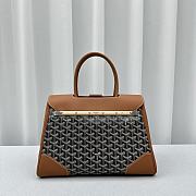 Goyard Saïgon Tote Bag Black&Tan Size 25 x 16 x 34 cm - 2