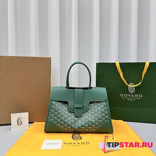 Goyard Saïgon Tote Bag Green Size 25 x 16 x 34 cm - 1