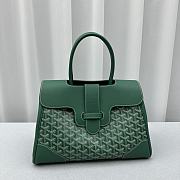 Goyard Saïgon Tote Bag Green Size 25 x 16 x 34 cm - 5