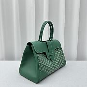 Goyard Saïgon Tote Bag Green Size 25 x 16 x 34 cm - 4