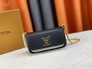 Louis Vuitton M81560 Lockme Tender Pochette Black Size 18 x 9 x 4 cm - 1