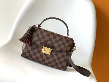 Louis Vuitton N53000 Croisette Bag Damier Ebene Size 24 x 17 x 9.5 cm