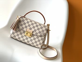Louis Vuitton N41581 Croisette Bag Damier Azur Size 24 x 17 x 9.5 cm