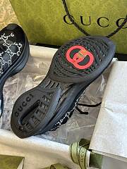 Gucci Women's Run GG Crystal Sneaker 758088 Black - 5