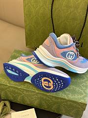 Gucci Women's Run Sneaker 746939 Lilac Suede - 4