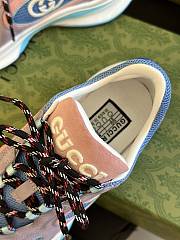 Gucci Women's Run Sneaker 746939 Lilac Suede - 2