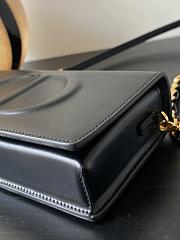 Dior CD Signature Mini Bag Black Calfskin with Embossed CD Signature Size 21 x 11 x 5 cm - 5