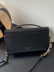 Dior CD Signature Mini Bag Black Calfskin with Embossed CD Signature Size 21 x 11 x 5 cm - 3