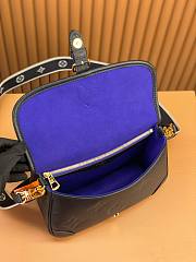 Louis Vuitton M46386 Diane Black Satchel Bag Size 24 x 15 x 9 cm - 4