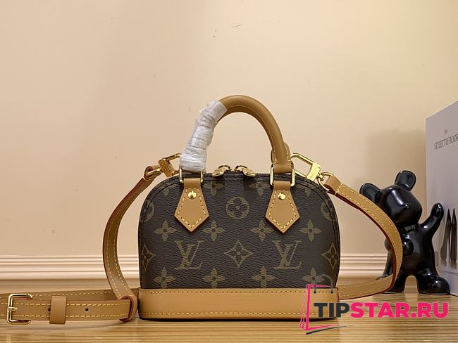 Louis Vuitton M82717 Nano Alma Bag Monogram Size 18 x 12 x 8 cm - 1