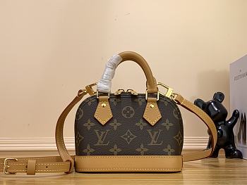 Louis Vuitton M82717 Nano Alma Bag Monogram Size 18 x 12 x 8 cm
