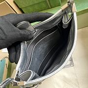Gucci Horsebit Slim Small Shoulder Bag 764191 Silver Size 23x18.5x3 cm - 4