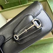 Gucci Horsebit 1955 Mini Shoulder Bag 774209 Black Size 19.5 cm - 4