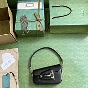 Gucci Horsebit 1955 Mini Shoulder Bag 774209 Black Size 19.5 cm - 5
