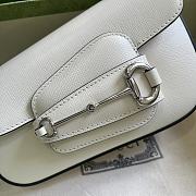 Gucci Horsebit 1955 Mini Shoulder Bag 774209 White Size 19.5 cm - 3