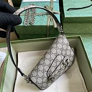 Gucci Horsebit 1955 Mini Shoulder Bag 774209 Beige and ebony Size 19.5 cm - 4