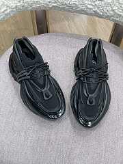 Balmain Leather Unicorn Low-Top Sneakers Black - 2
