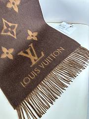 Louis Vuitton M78125 Reykjavik Scarf Dark Brown - 5