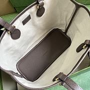 Gucci Ophidia GG Mini Tote Bag 765043 Beige and ebony Size 31x25x13 cm - 3