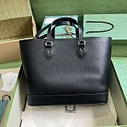 Gucci Ophidia GG Mini Tote Bag 765043 Black Size 31x25x13 cm - 2