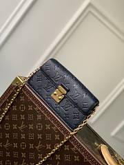 Louis Vuitton M82671 Métis Wallet On Chain Navy Blue Size 19 x 11 x 5.5 cm - 1