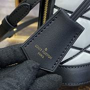 Louis Vuitton M23761 Alma BB Bag Black/White Size 23.5 x 17.5 x 11.5 cm - 5