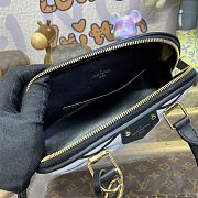 Louis Vuitton M23761 Alma BB Bag Black/White Size 23.5 x 17.5 x 11.5 cm - 2