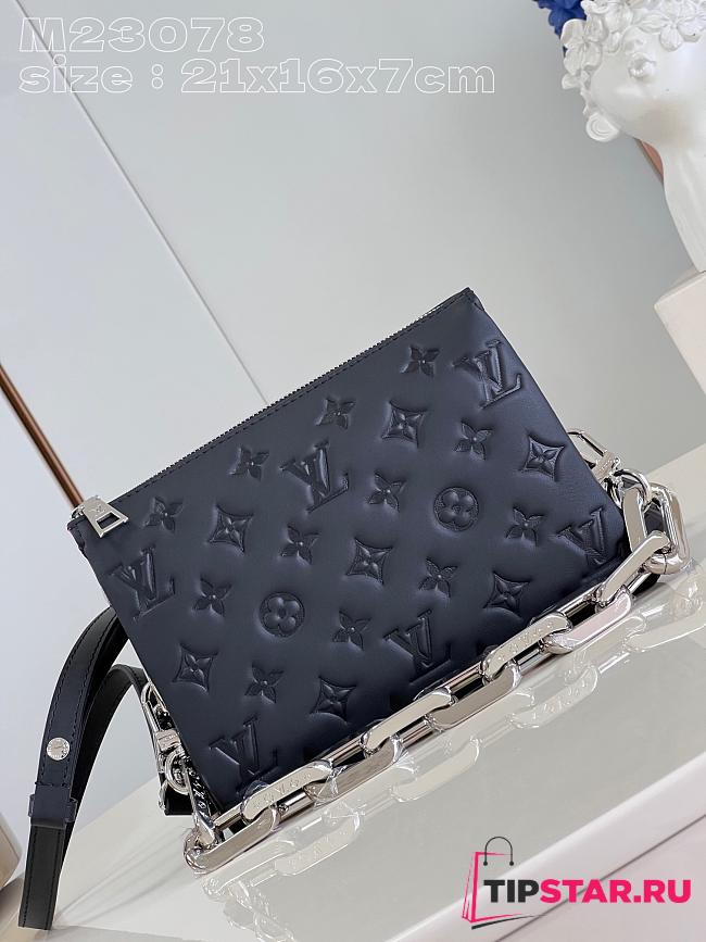 Louis Vuitton M23078 Coussin BB Bag Black Size 21 x 16 x 7 cm - 1