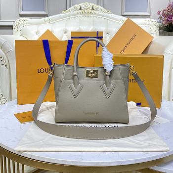 Louis Vuitton M20600 On My Side PM Tote Bag Beige Size 25 x 20 x 12 cm