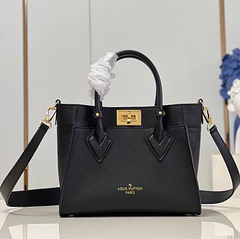 Louis Vuitton M21546 On My Side PM Tote Bag Black Size 25 x 20 x 12 cm