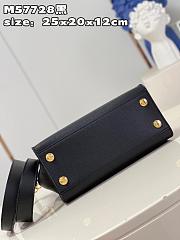 Louis Vuitton M21546 On My Side PM Tote Bag Black Size 25 x 20 x 12 cm - 3