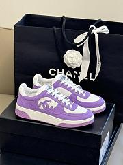 Chanel Sneakers G45352 Purple & White - 1
