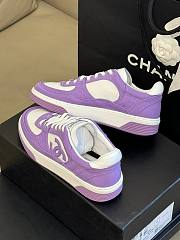 Chanel Sneakers G45352 Purple & White - 5