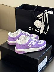 Chanel Sneakers G45352 Purple & White - 4