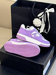 Chanel Sneakers G45352 Purple & White - 2