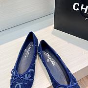 Chanel Ballet Flats G02819 Dark Blue - 5
