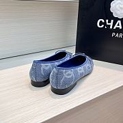 Chanel Ballet Flats G02819 Light Blue - 5
