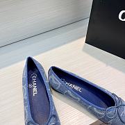 Chanel Ballet Flats G02819 Light Blue - 3