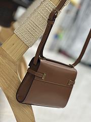 YSL Manhattan Mini Crossbody Bag In Aged Vegetable-Tanned Leather 727766 Size 19 X 14 X 4 CM - 2