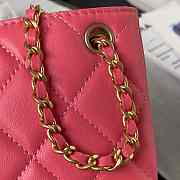 Chanel Baguette Bag AS4611 Pink Size 11.5 × 24 × 4.5 cm - 5