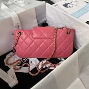 Chanel Baguette Bag AS4611 Pink Size 11.5 × 24 × 4.5 cm - 4
