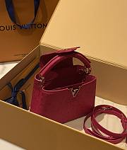 Louis Vuitton Capucines Mini N94089 Berry Ostrich Size 21 x 14 x 8 cm - 2