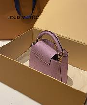Louis Vuitton Capucines Mini N81279 Rose Pink Ostrich Size 21 x 14 x 8 cm - 4