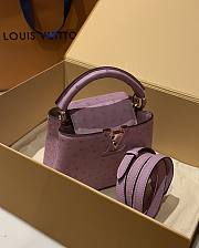 Louis Vuitton Capucines Mini N81279 Rose Pink Ostrich Size 21 x 14 x 8 cm - 5
